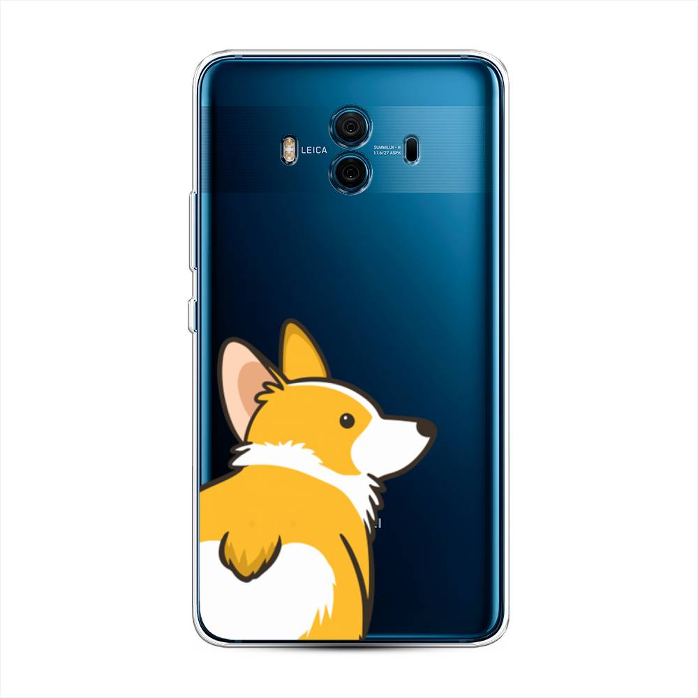 

Чехол Awog на Huawei Mate 10 "Корги следуй за мной", Разноцветный, 63350-2