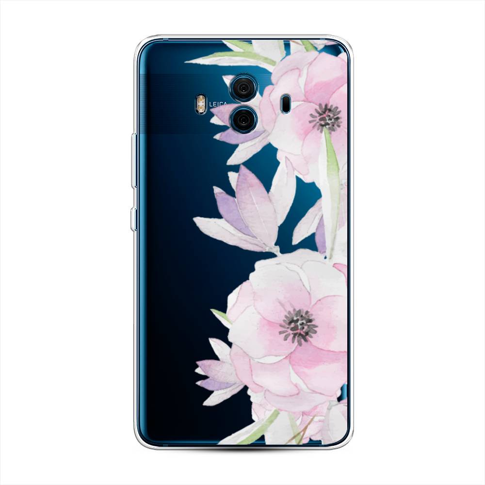 

Чехол Awog на Huawei Mate 10 "Нежные анемоны", Разноцветный, 63350-8