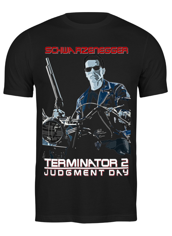 

Футболка мужская Printio Terminator черная M, Черный, Terminator