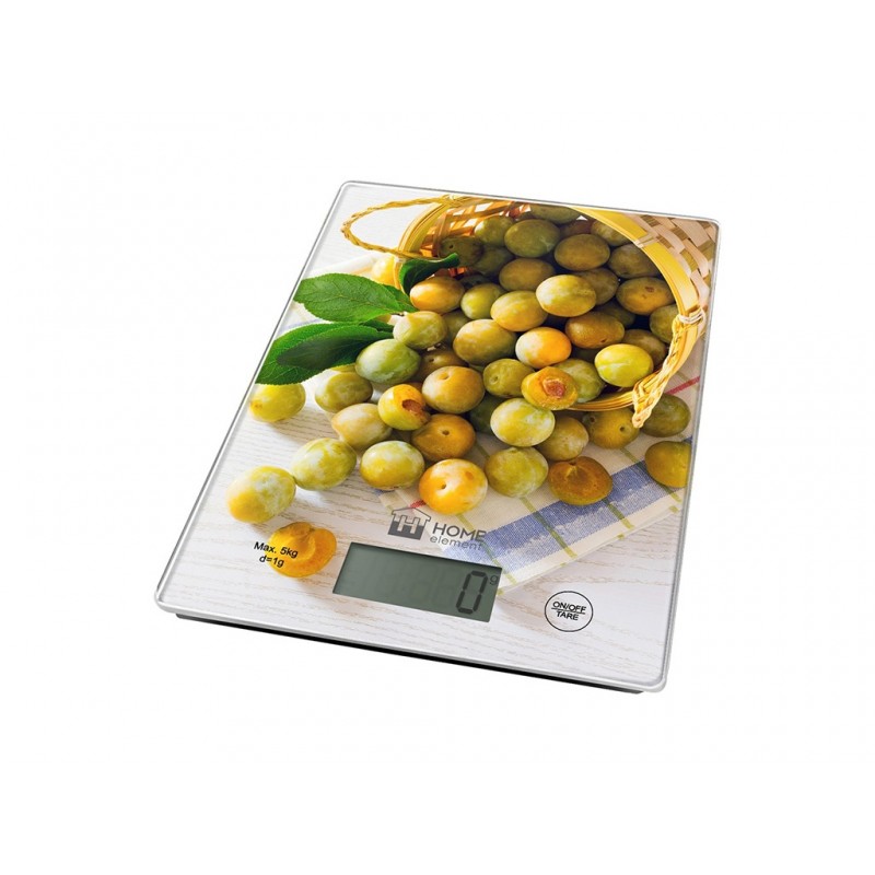 Весы кухонные Home Element HE-SC935 Yellow Plum arcobaleno plum поднос s