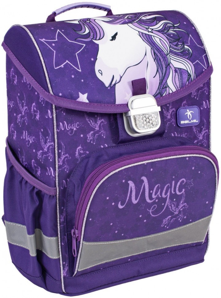 

Ранец школьный Belmil Click Girl Unicorn Dream SP 405-45/9, Фиолетовый