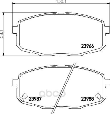 

Колодки тормозные nao Hella 8DB355028-091