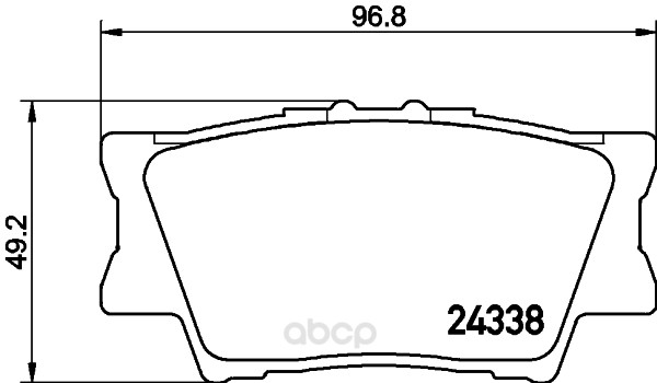

Колодки тормозные nao Hella 8DB355028-441