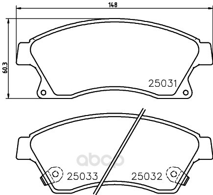 

Тормозные колодки HELLA PAGID/BEHR Nao 8DB355028811