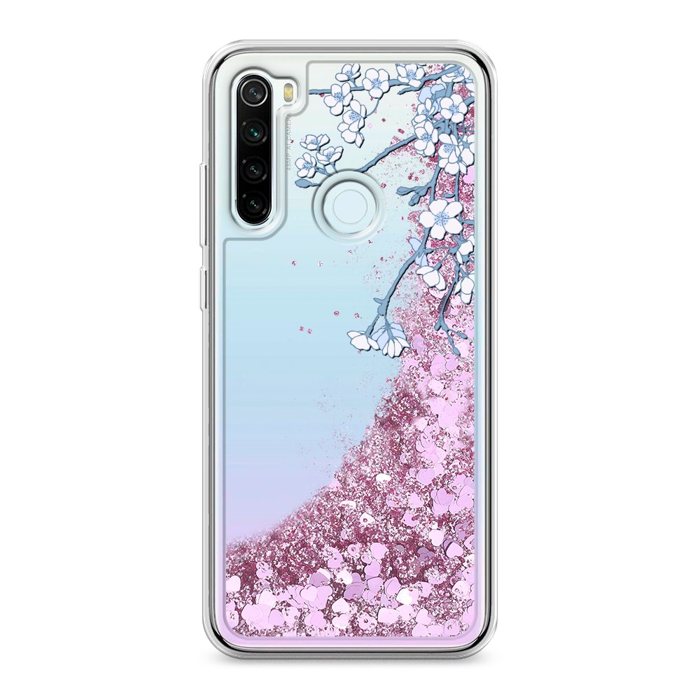 

Жидкий чехол с блестками "Цветочная фантазия 3" на Xiaomi Redmi Note 8T