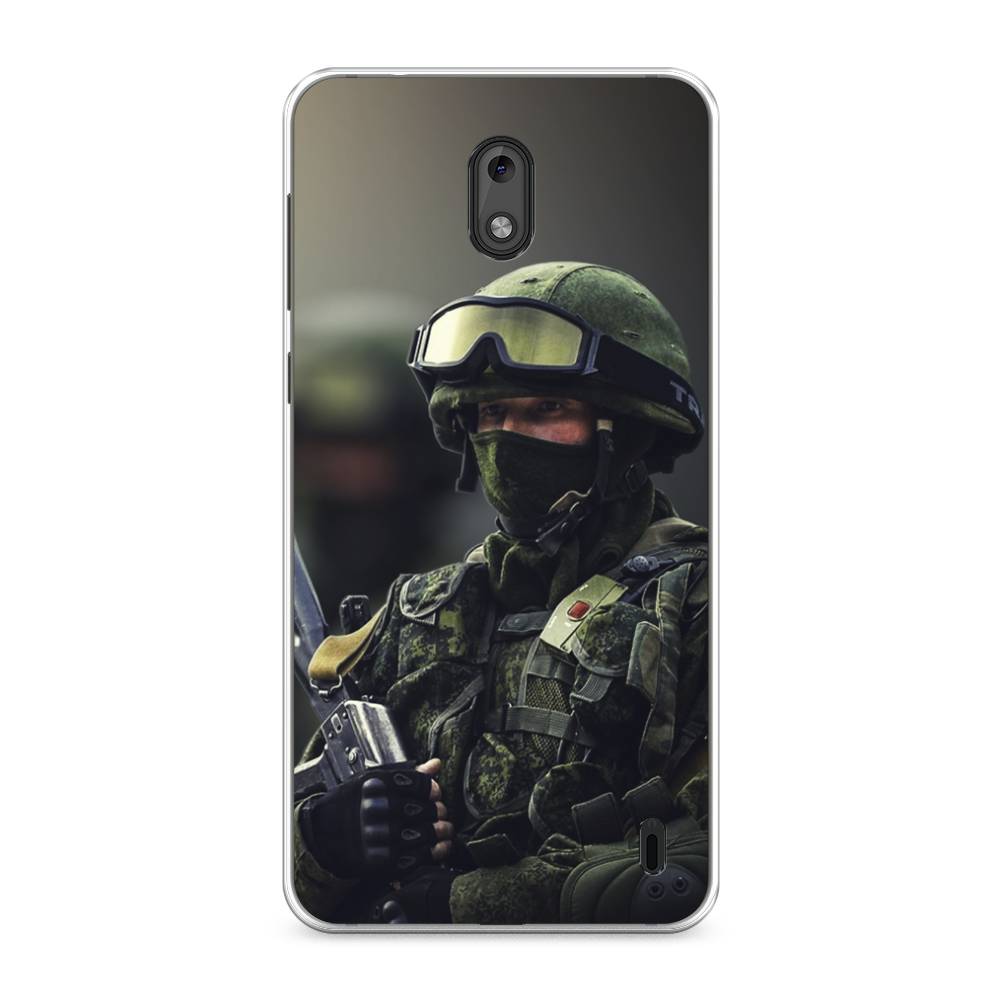 

Чехол Awog на Nokia 2 / Нокиа 2 "Солдат", Зеленый;серый, 120850-5