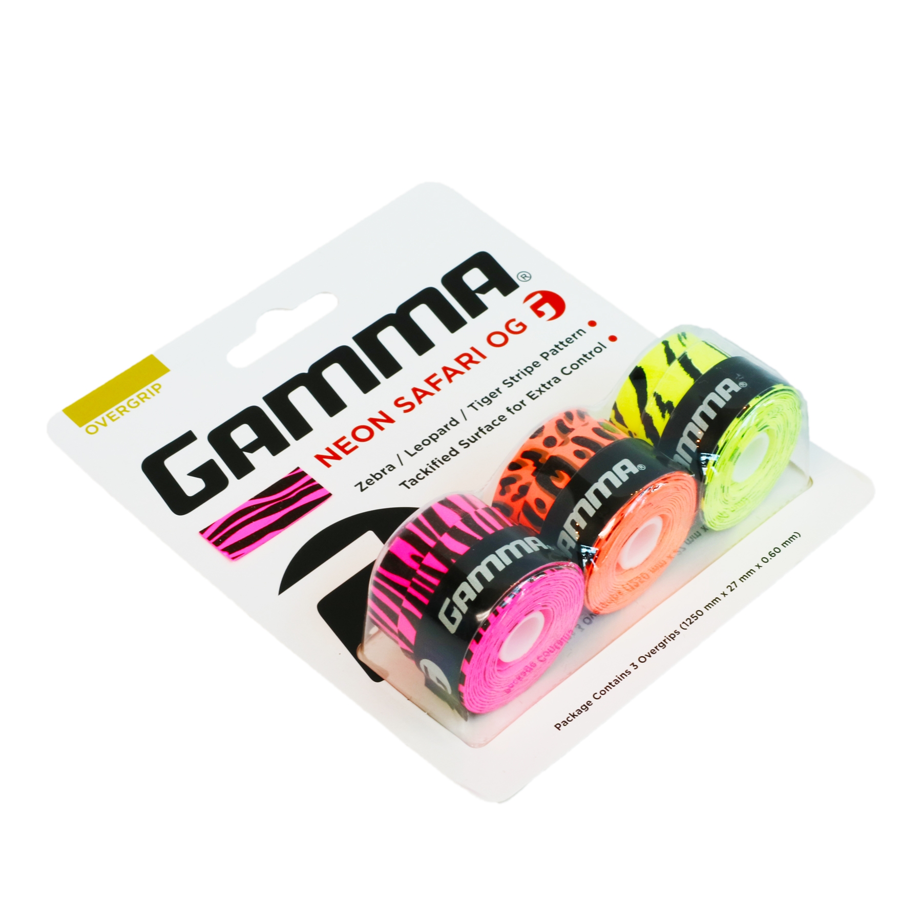 

Намотка для теннисной ракетки Gamma OVERGRIP NEON SAFARI OG, Желтый;оранжевый;розовый, Gamma OVERGRIP NEON SAFARI OG