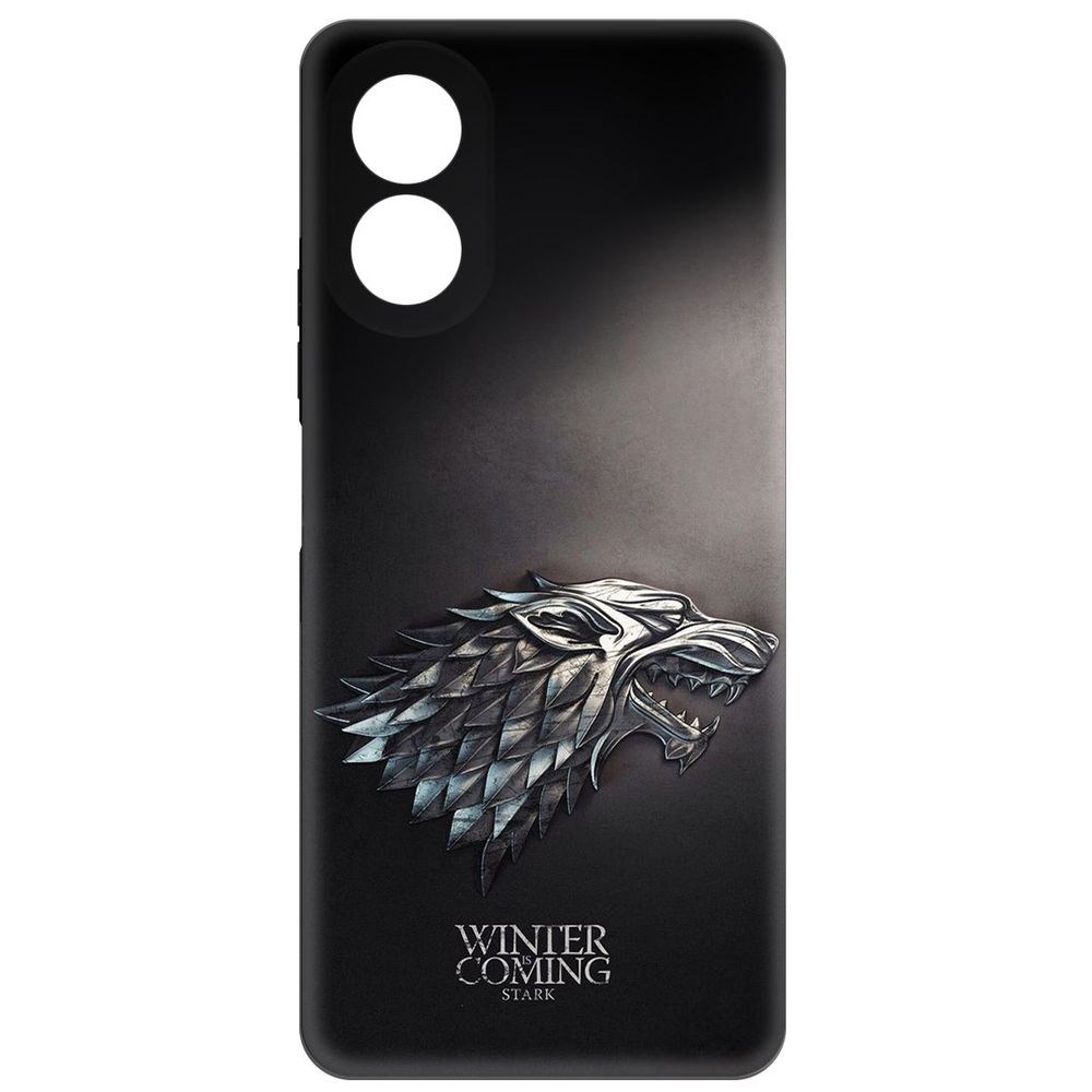 

Чехол-накладка Krutoff Soft Case Игра Престолов. Зима Близко для Oppo A38 4G черный