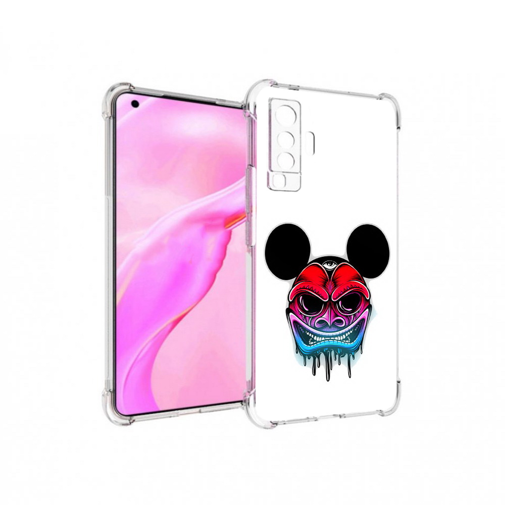 

Чехол MyPads Tocco для Vivo X50 микки в маске (PT226969.391.473), Прозрачный, Tocco