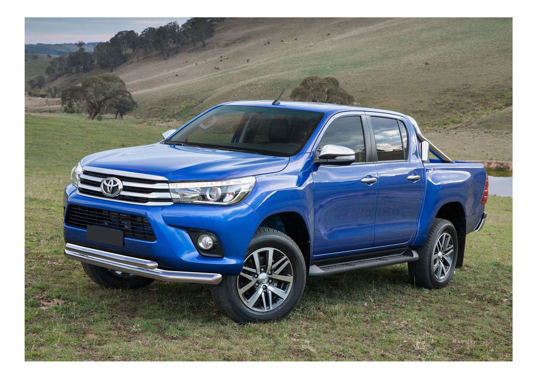 

Защита переднего бампера d76+d57 Rival Toyota Hilux 2015-2018/Hilux 2020-, R.5716.001, Toyota