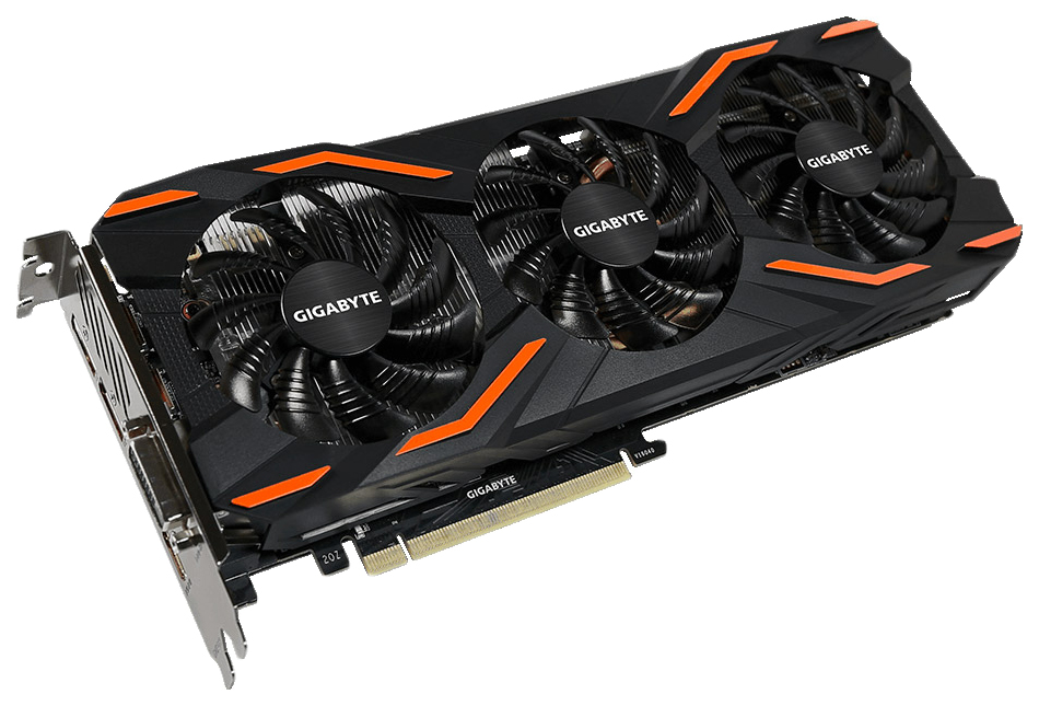 

Видеокарта GIGABYTE NVIDIA GeForce GTX 1080 WINDFORCE OC (GV-N1080WF3OC-8GD), GeForce GTX 1080 WINDFORCE OC
