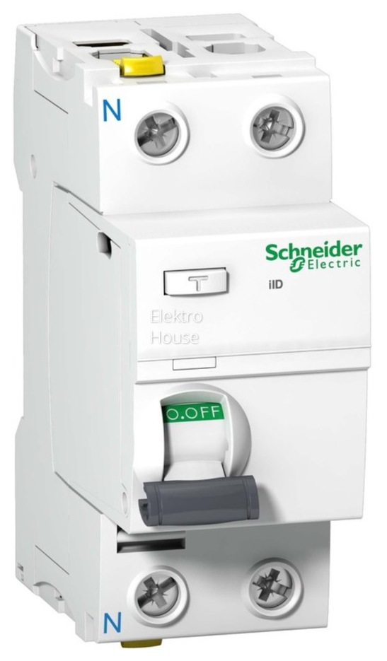 фото Устройство защитного отключения schneider electric iid 2п 25a 30ма ac a9r41225