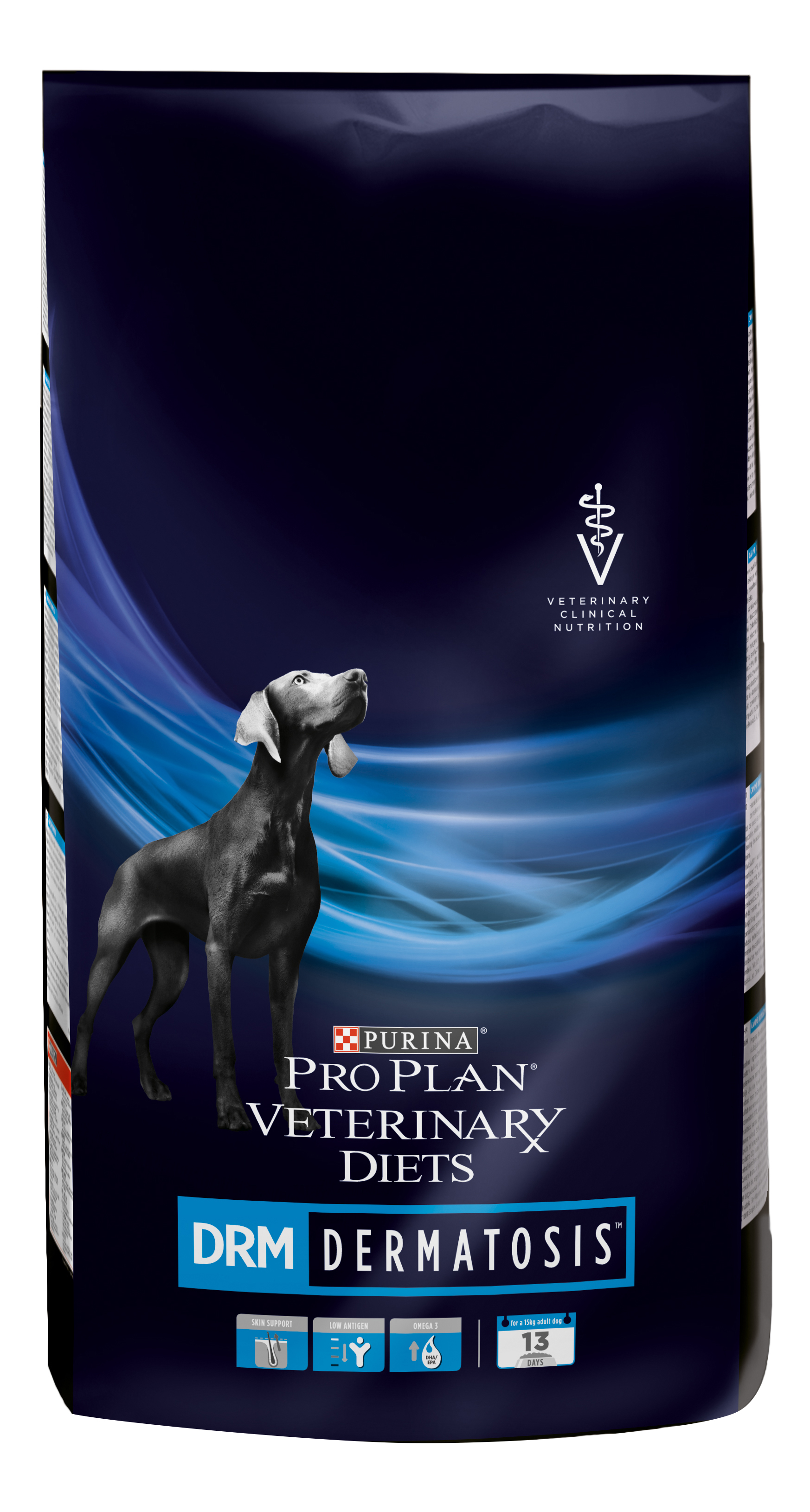 фото Сухой корм для собак pro plan veterinary diets drm dermatosis, при дерматозах, 3кг