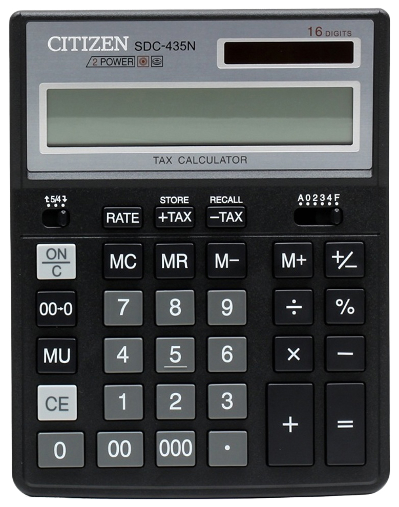 Калькулятор CITIZEN SDC-435N