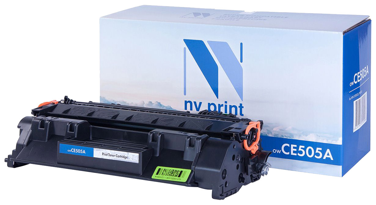 фото Картридж для лазерного принтера nv print ce505a, черный