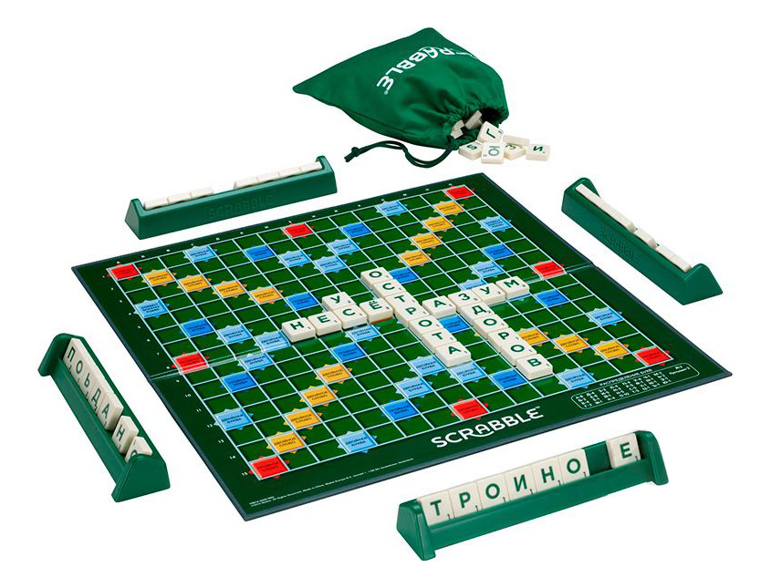 фото Семейная настольная игра mattel inc scrabble классический