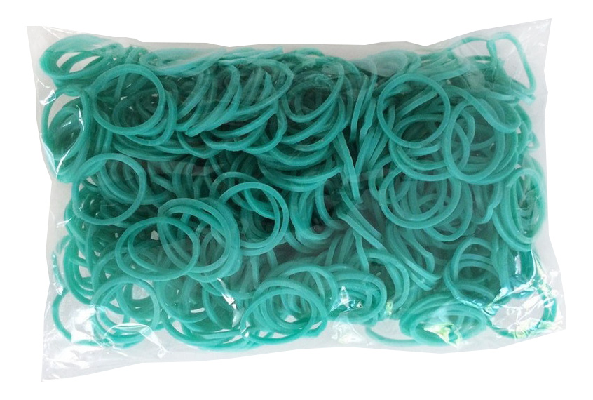Плетение из резинок Rainbow Loom Solid Bands - Turquoise резиночки для плетения браслетов rainbow loom осьминог перламутр