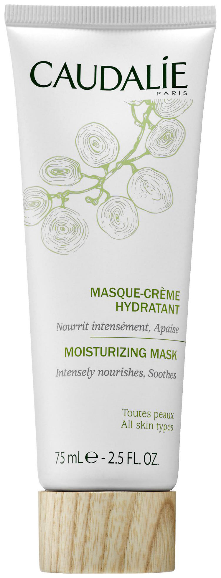 фото Маска для лица caudalie masque-crème hydratant 75 мл