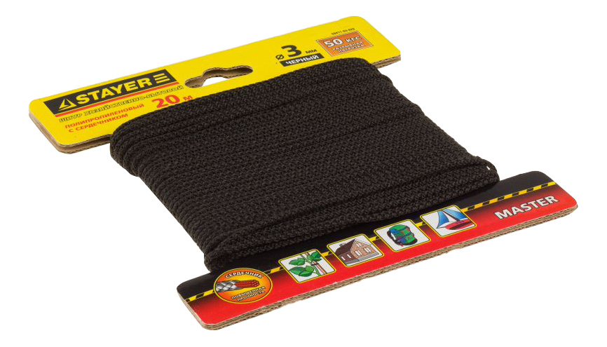 

Шнур Stayer "MASTER", полипропиленовый, 20м, 50411-04-020