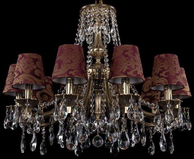 

Люстра подвесная Bohemia Ivele Crystal 1771/10/220/A/GB/SH27, 1771/10/220/A/GB/SH27