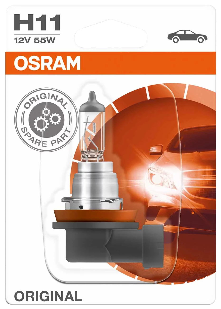 фото Лампа галогенная osram original line 55w h11 64211-01b