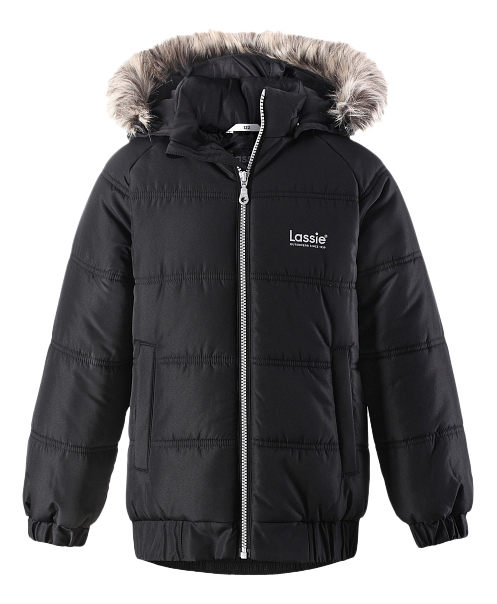 

Куртка детская Lassie Winter jacket черная р.128, 7217219990