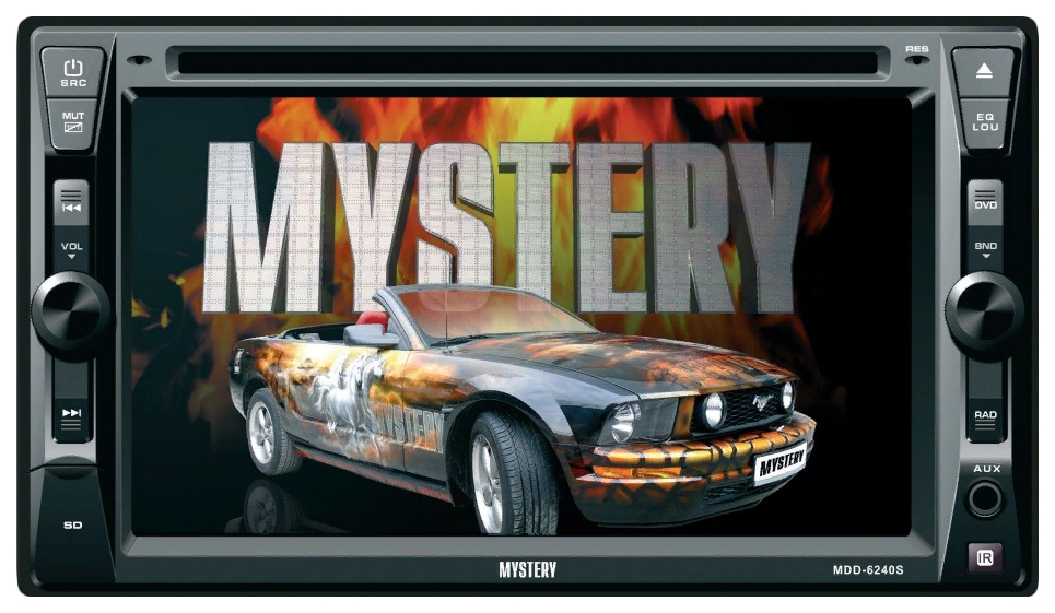 

Автомобильная магнитола Mystery MDD-6240S 4x50Вт, MDD-6240S