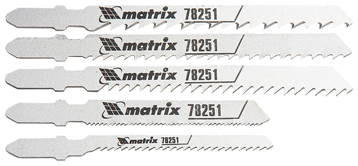 Пилки для лобзика Matrix Professional 78251 набор полотен matrix 78251 для электролобзика универсальный 5шт