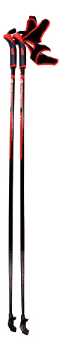 фото Палки для скандинавской ходьбы stc extreme, черный/красный, 120 см