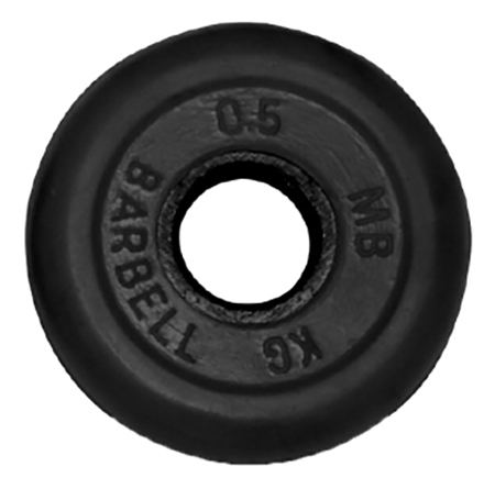 

Диск для штанги MB Barbell MB-PltB31-0,5 0,5 кг, 31 мм, MB-PltB31-0,5