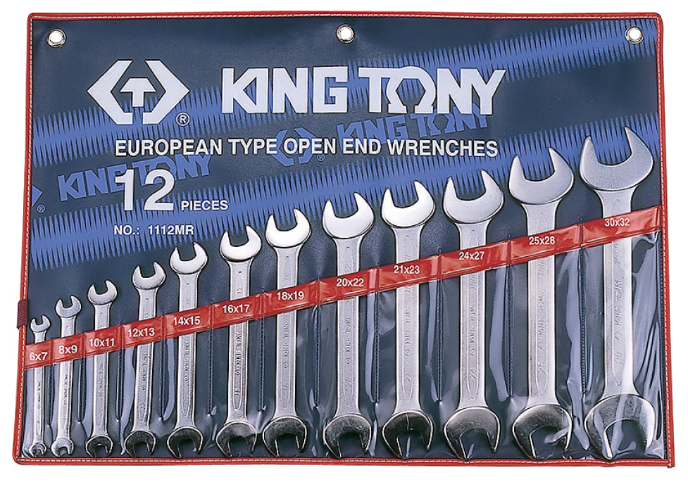 Набор рожковых ключей  KING TONY 1112MR съемник масляных фильтров king tony