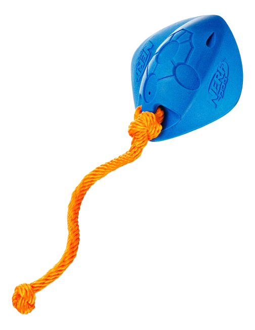 

Апорт для собак NERF Скат с ручкой, синий, длина 35.5 см, Игрушка для собак Скат