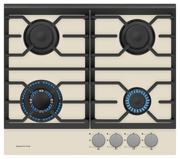 фото Встраиваемая варочная панель газовая zigmund & shtain mn 135.61 i beige