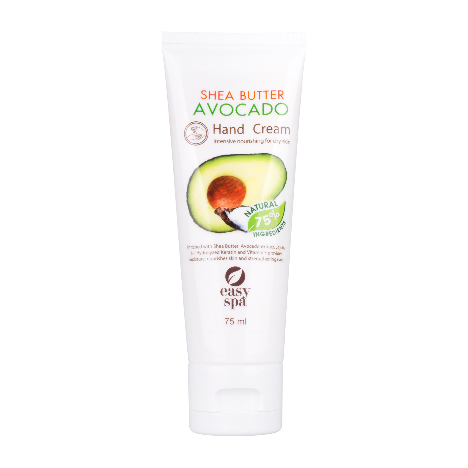 

Крем для рук Easy Spa Shea Butter Avocado Hand Cream Intensive Nourishing 75 мл