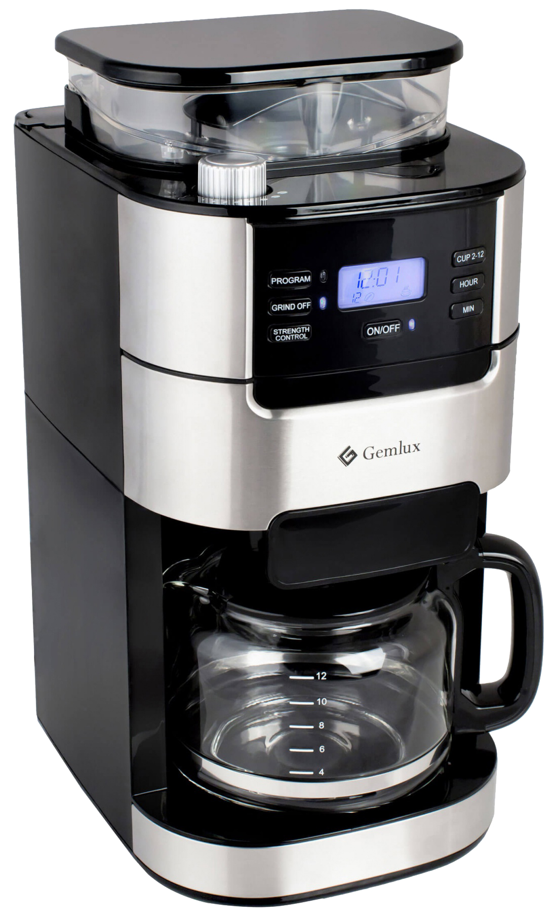 

Кофеварка капельного типа Gemlux GL-CM-77 Black/Silver, GL-CM-77