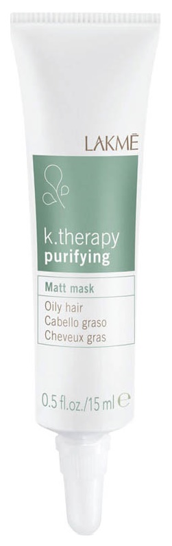 фото Маска для волос lakme k.therapy purifying matt mask 6x15 мл