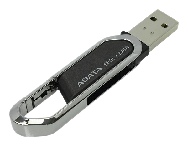 

Флешка Adata S805 32GB Silver/Grey (AS805-32G-RGY), S805