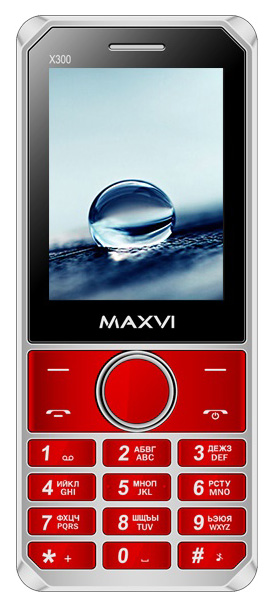 

Мобильный телефон Maxvi X300 Red, X300