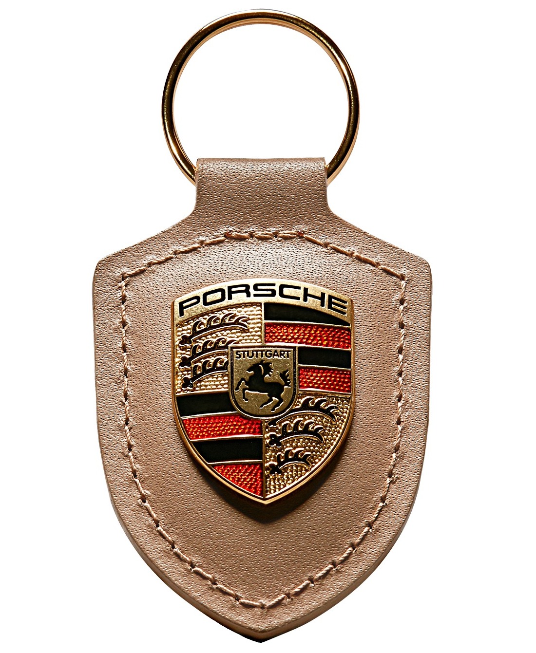Брелок для ключей с гербом Porsche Crest Keyring WAP0500980H Beige