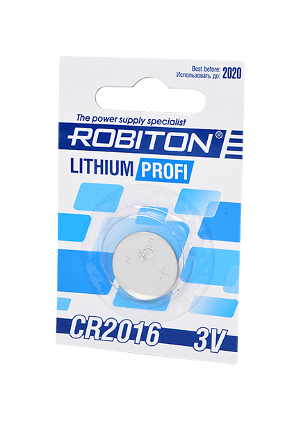 Батарейка Robiton Standard R-CR2016-BL1 1 шт