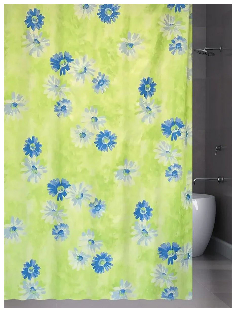 

Штора для ванны (Autumn) зеленый 180*180