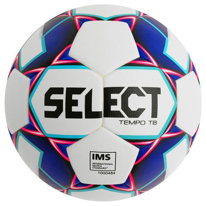 фото Футбольный мяч select tempo tb №5 white/blue