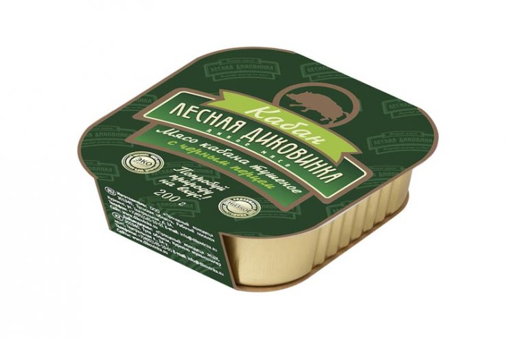 

Мясо кабана Лесная Диковинка тушеное