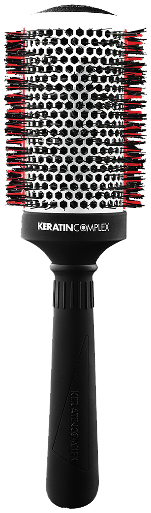 

Брашинг для волос Keratin Complex Round Brush with Thermal Comb 89мм