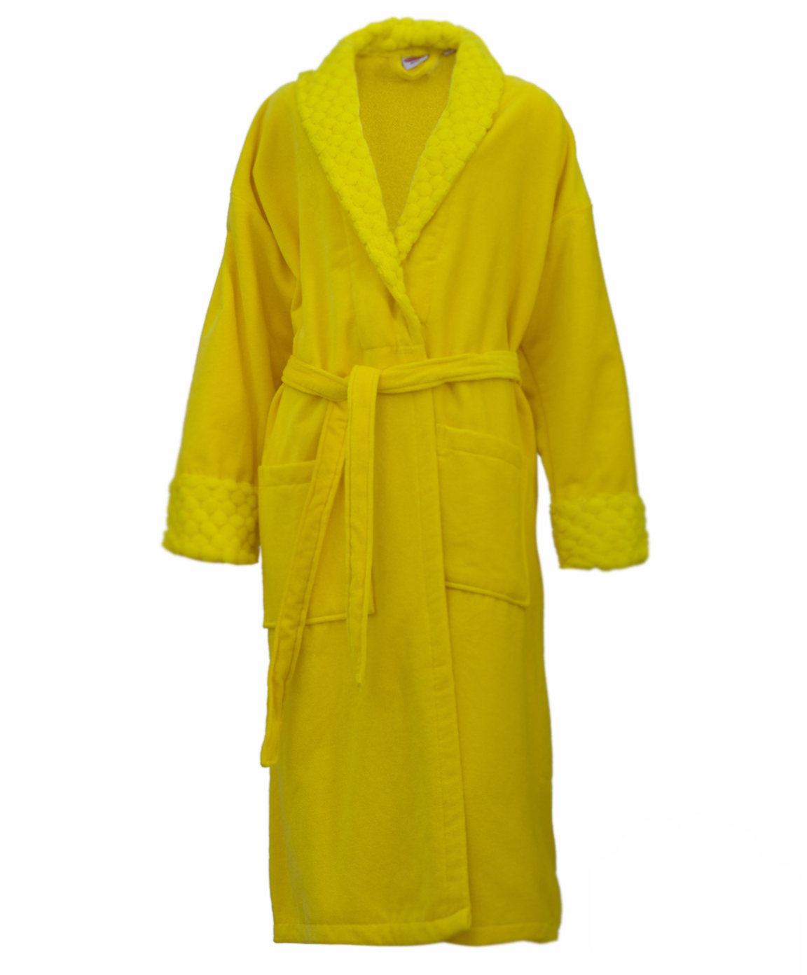 Банный халат HOBBY home collection Pollyanna жёлтый S