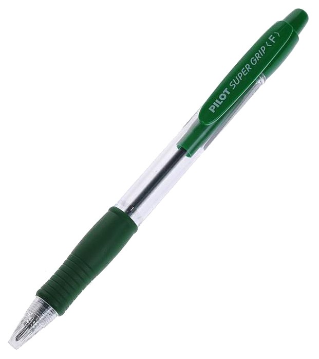

Ручка шариковая Pilot Supergrip, зеленая, 0,7 мм, 1 шт.