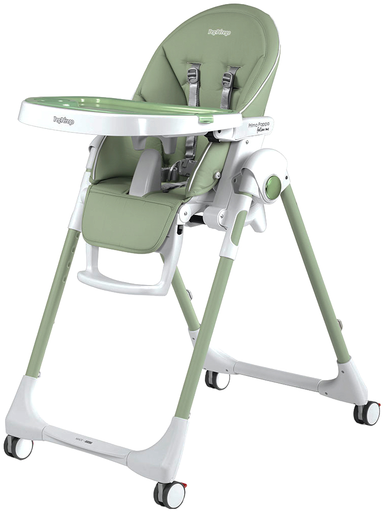 фото Стульчик для кормления peg-perego "prima pappa follow me" (цвет: мятный)