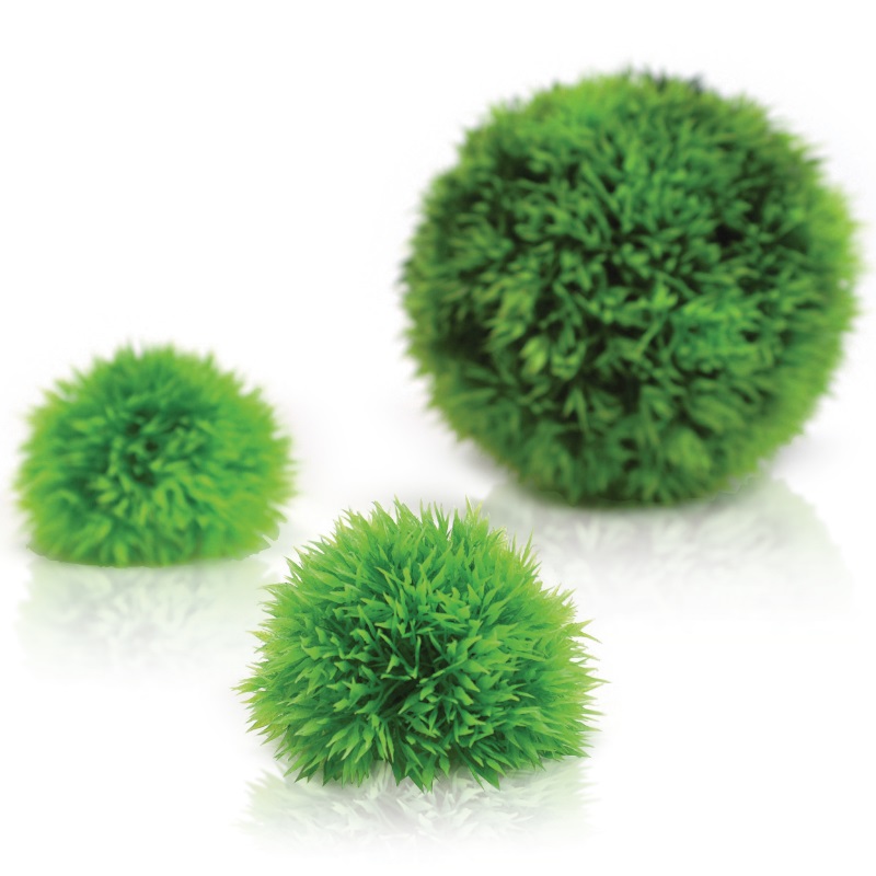 фото Набор из 3-х зеленых водных шаров для аквариума biorb aquatic topiary ball set 3 green