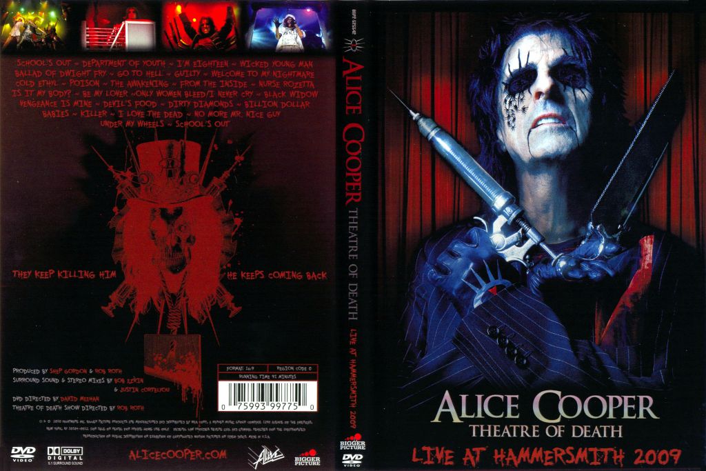 

Cooper Alice Theatre Of Death (Cd+Dvd) (Стекло) 18+
