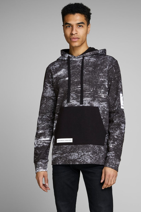 фото Толстовка мужская jack & jones 12153662 черная l